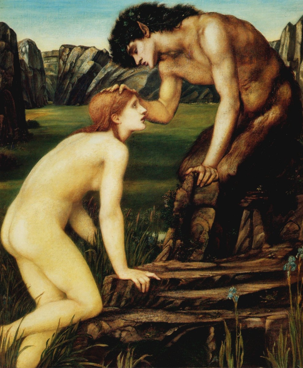 Burne-Jones Sir Edward, Pan et Psyche Pan et Psyche.jpg